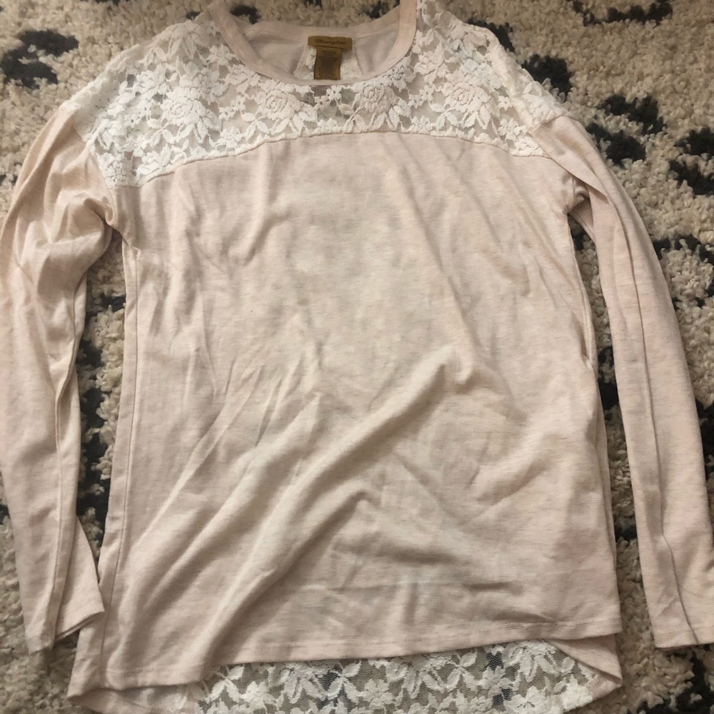 Wrangler Cream Lace Sweater - S